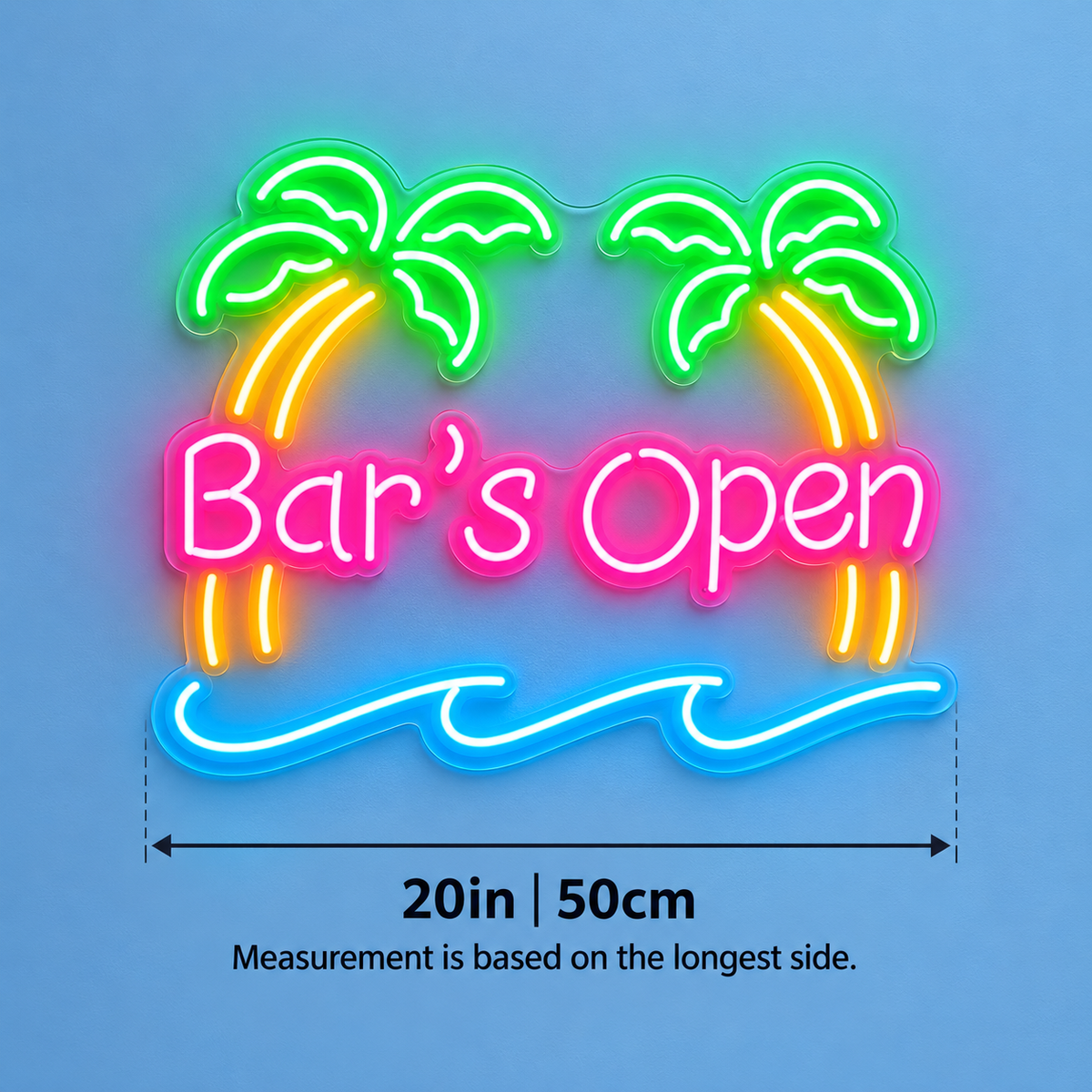 Bar's Open LED Neon Sign