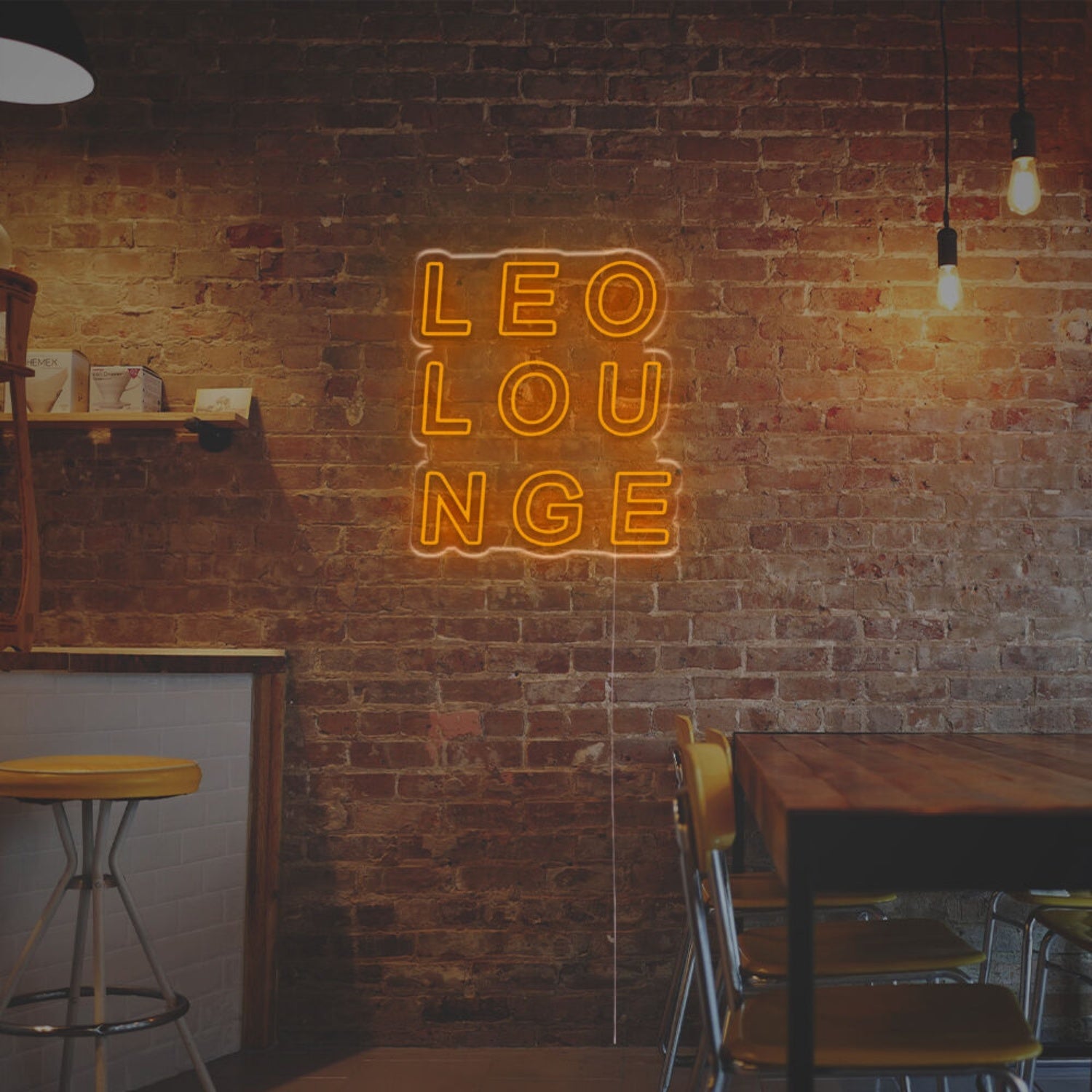 Bar Settings With Leolounge Led Neon Sign | Shineneon
