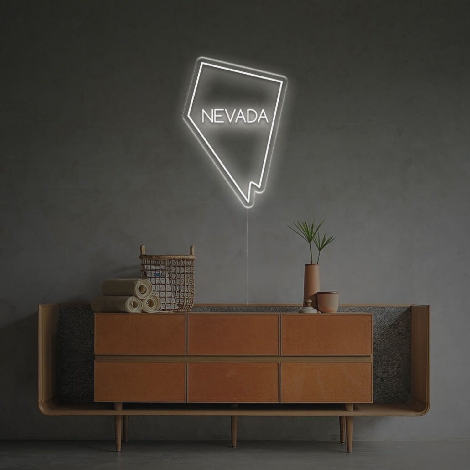 Bar Storefront Nevada State Outline Led Neon Sign - Shineneon