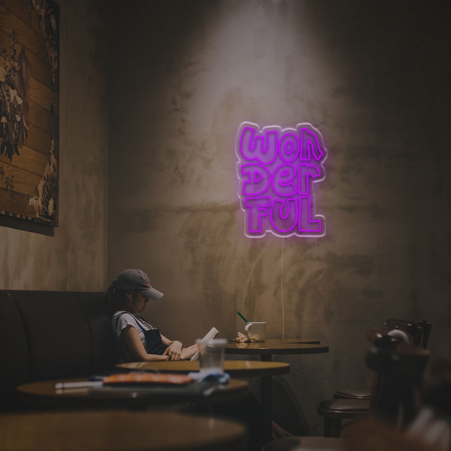 Bar Wedding The Wonderful Word Led Neon Sign | Shineneon