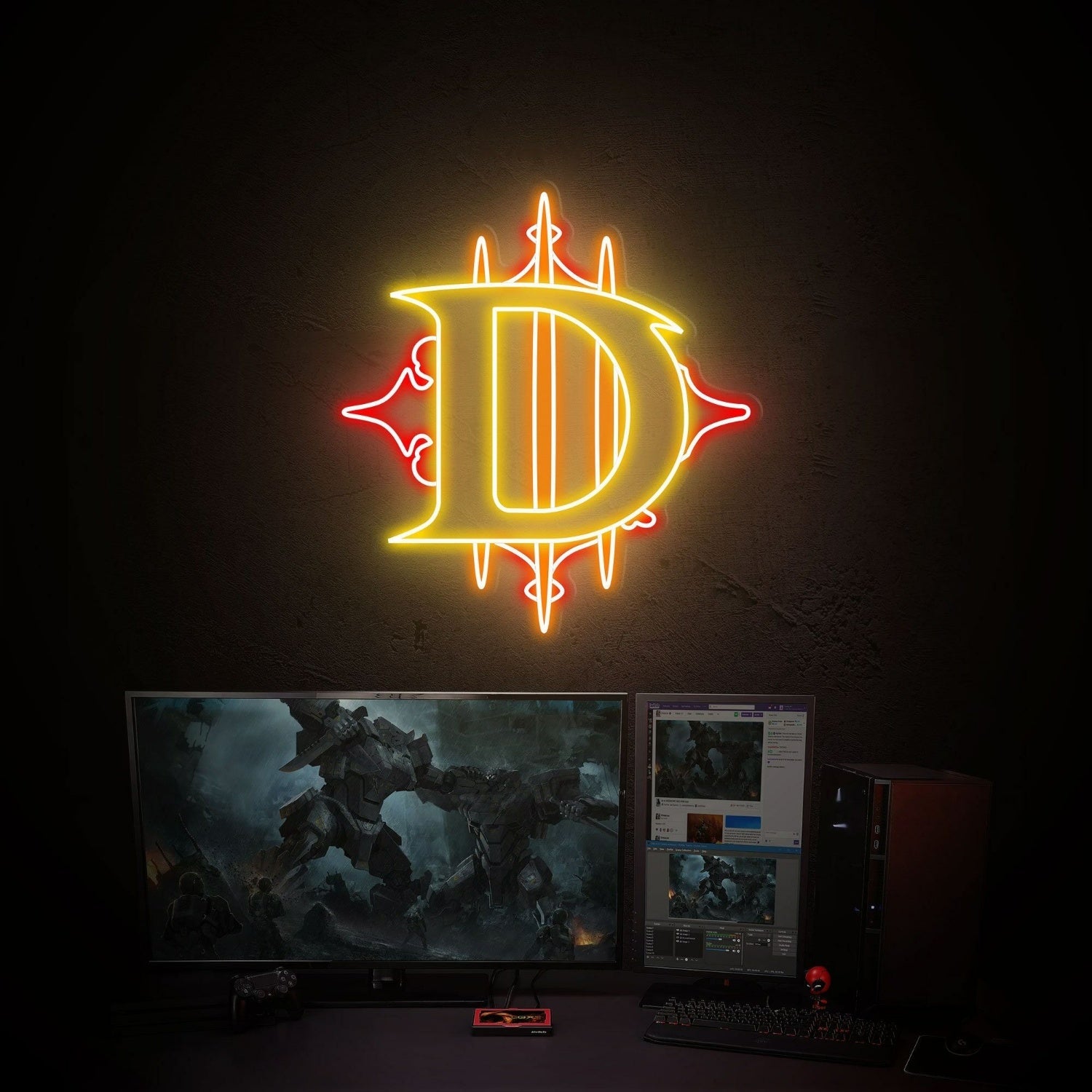 Bar With Diablo 3 Led Neon Sign Diablo Art Decor - Shineneon