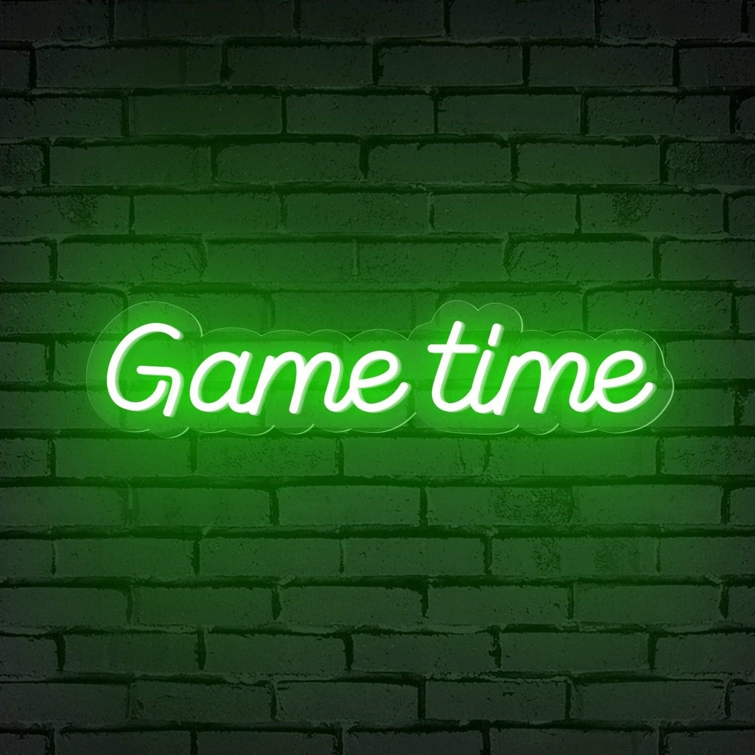 Bar With Game Time Words Led Neon Sign For Gamers - Shineneon
