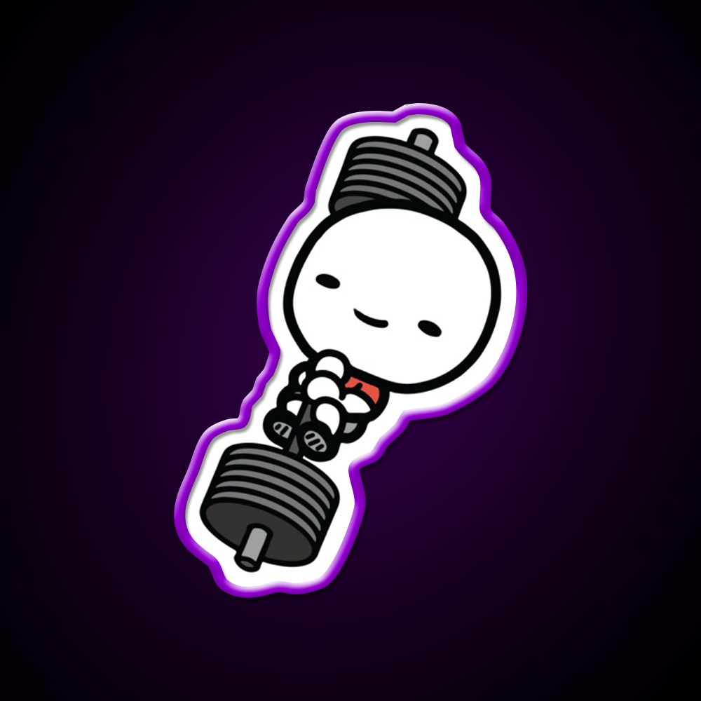 Barbell Love Gym Fitness Led Neon Sign Rgb Color