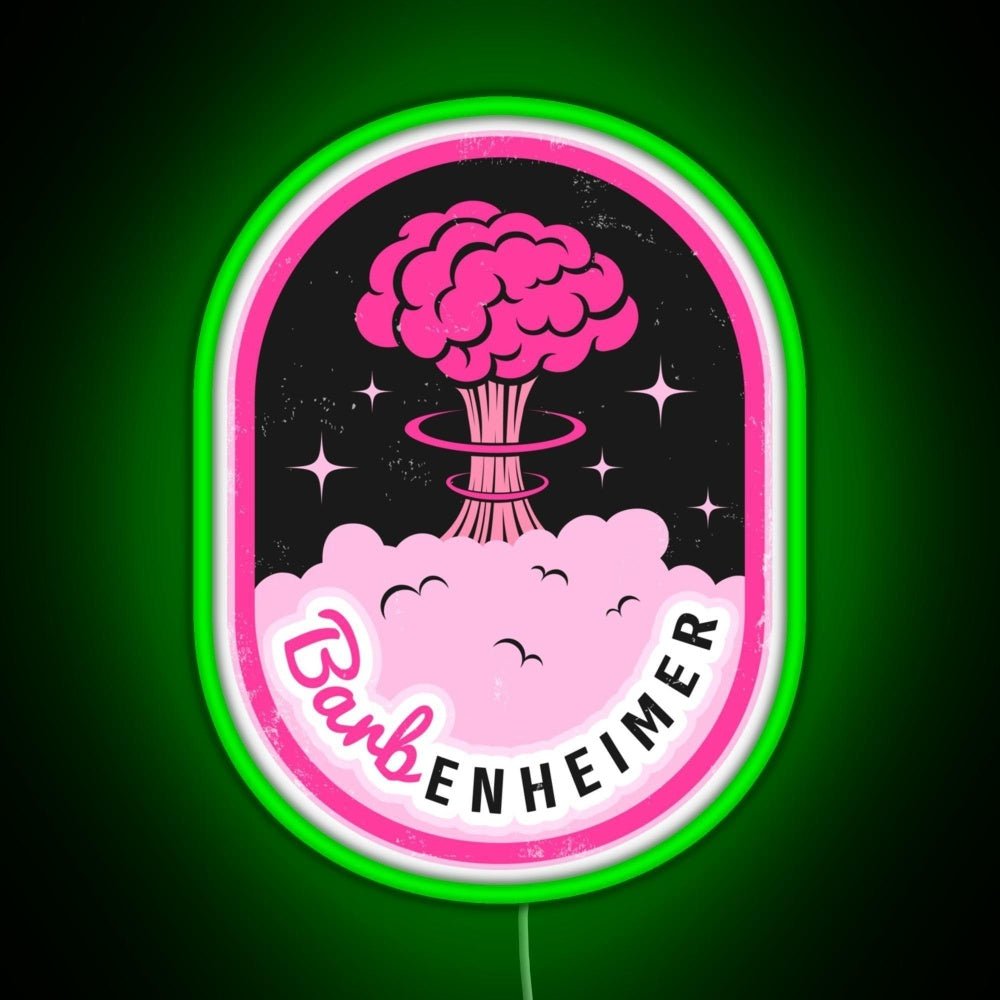 Barbenheimer Rgb Led Neon Sign Pop Wall Art - Shineneon