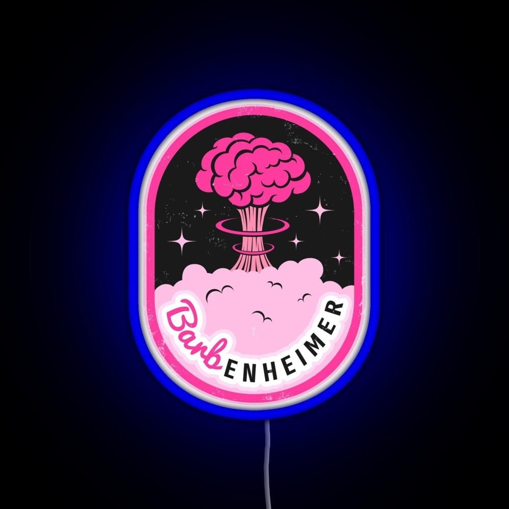 Barbenheimer Rgb Led Neon Sign Pop Wall Art Abstract Led Neon Sign - Shineneon