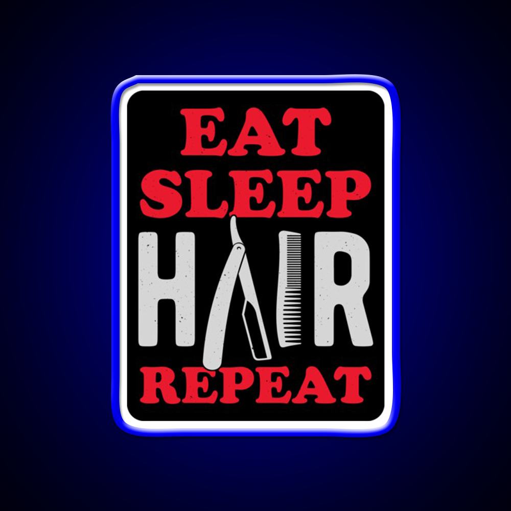 Barber Funny Barber Shop Haircut Led Neon Sign Open Barber Led Sign