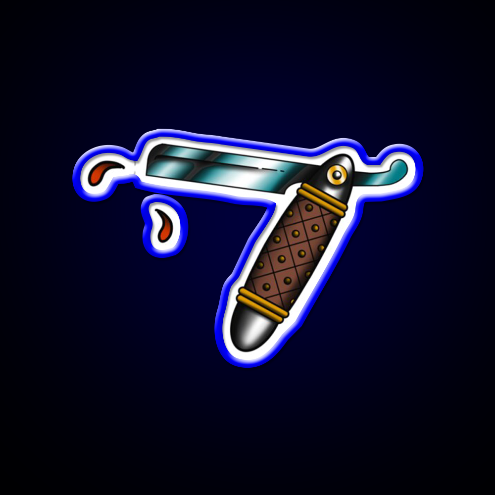 Barber Knife Barber Shop Haircut Led Neon Sign - LED neon sign view 5