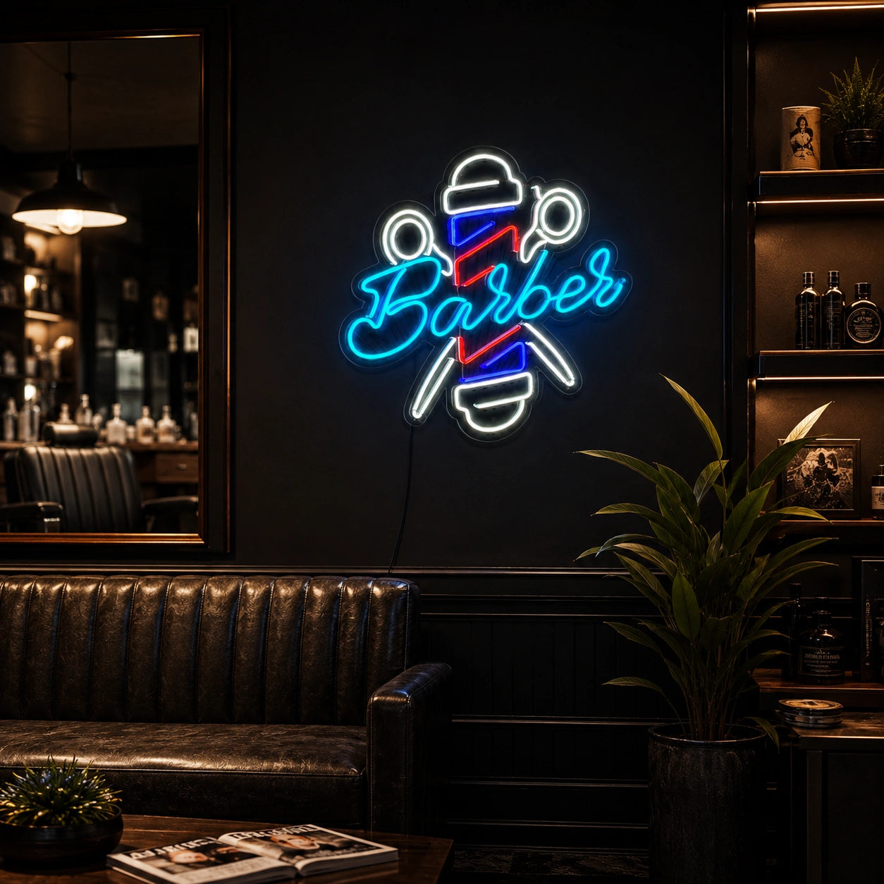 Barber LED Neon Sign Home Wall Art - 02 High-Converting Product Image