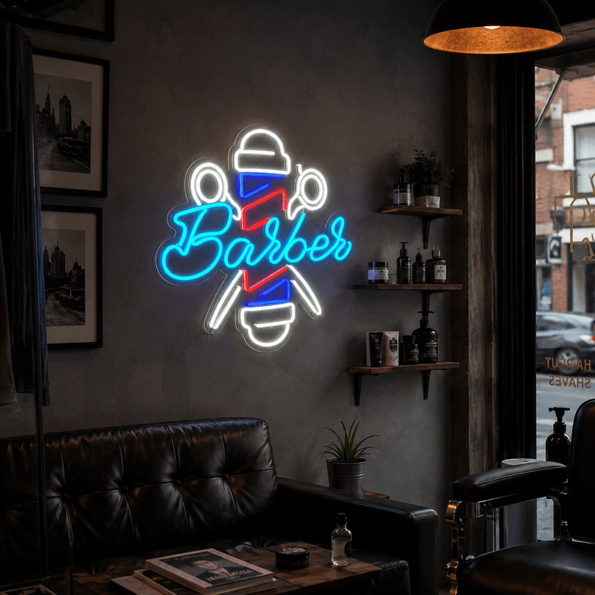 Barber LED Neon Sign Home Wall Art Wall Neon Sign - Shineneon