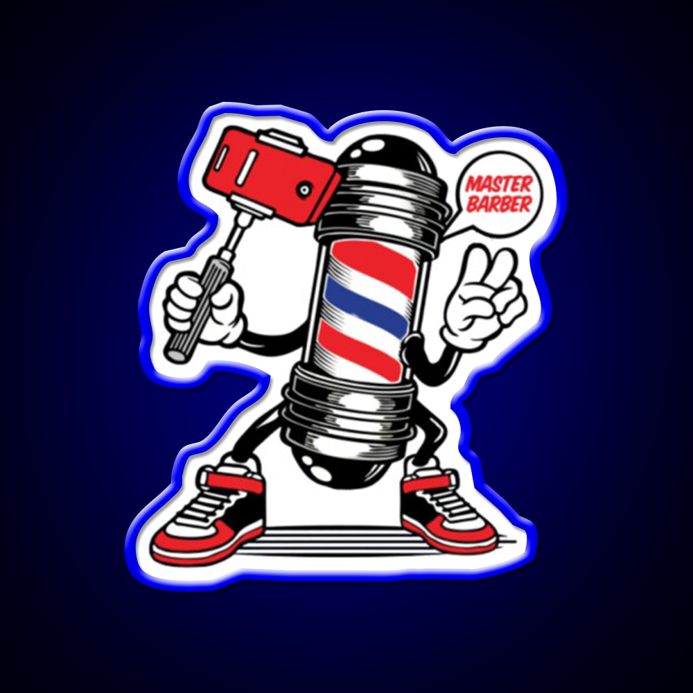 Barber Shop Haircut Led Neon Sign Open Barber Led Signage