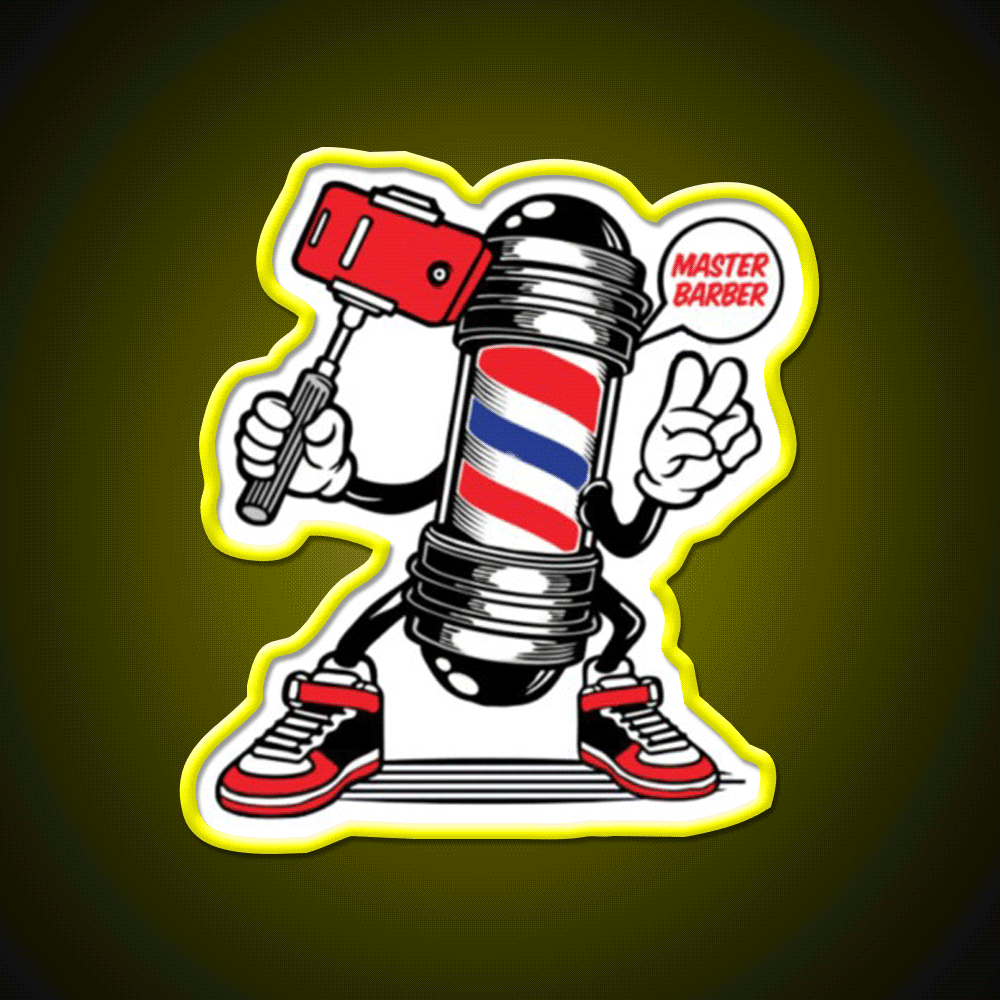 Barber Shop Haircut Led Neon Sign Open Barber Led Signage