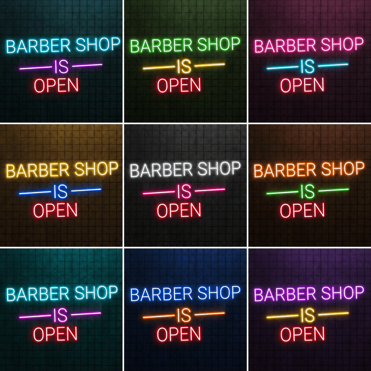 Barber Shop Is Open LED Neon Sign - Shineneon