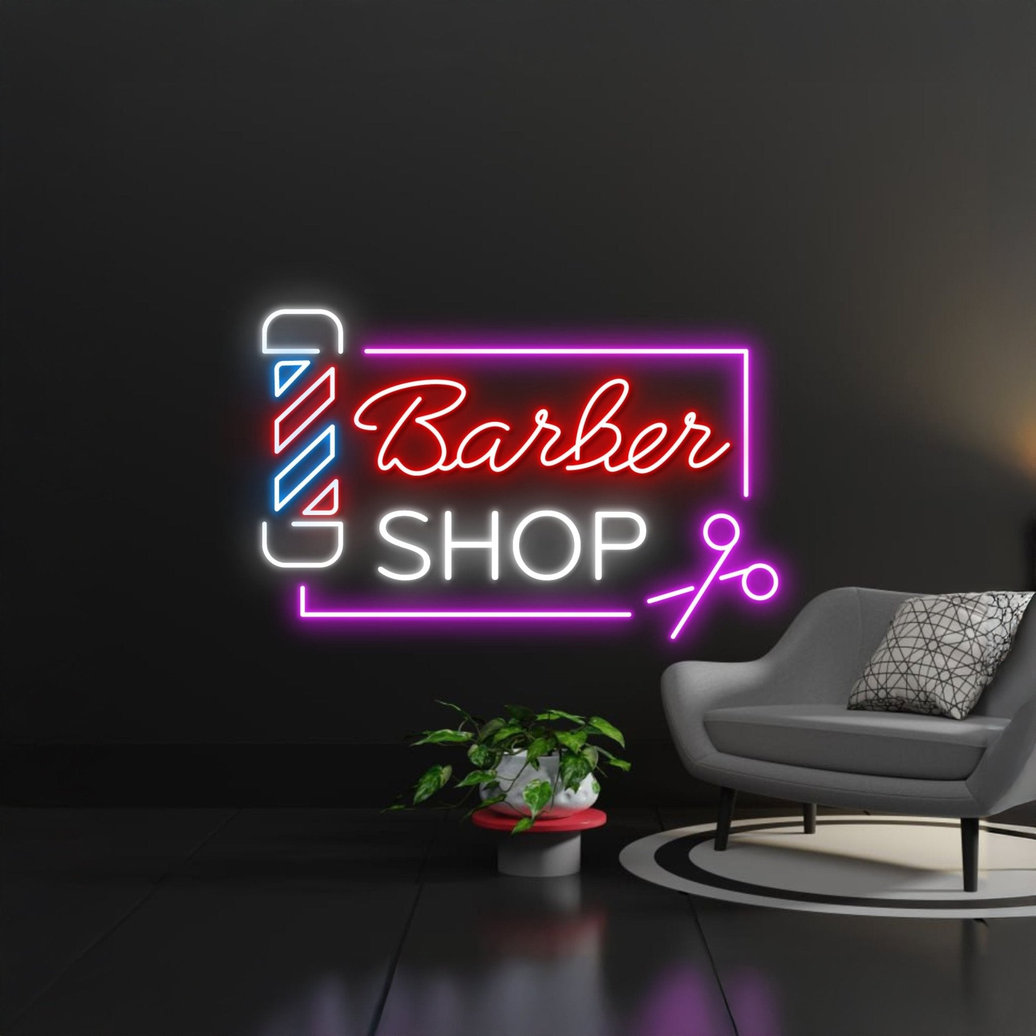 Barber Shop Led Light Custom Neon Sign - Shineneon