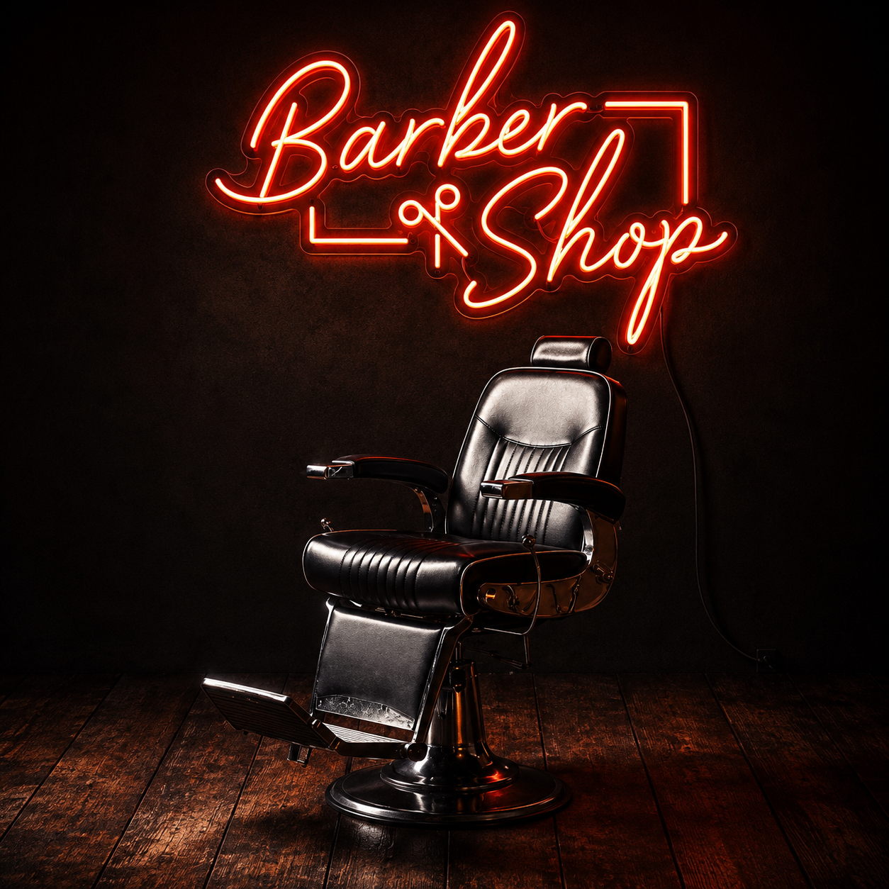 Barber Shop LED Neon Sign Home Art - 01 Original Product Image