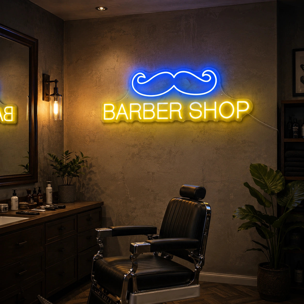 Barber Shop LED Neon Sign Home Decor - 02 High-Converting Product Image