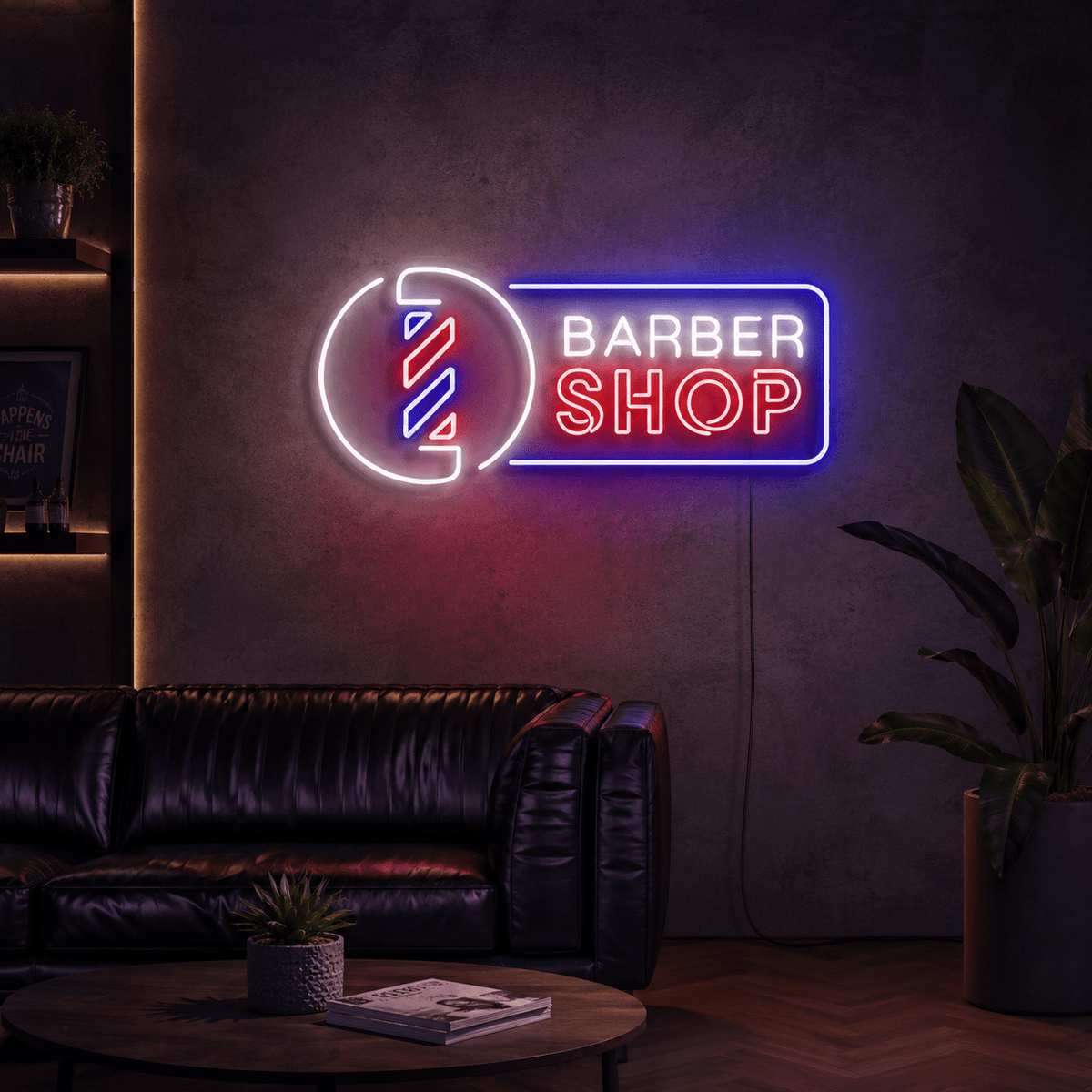 Barber Shop LED Neon Sign Home Wall Art Wall Neon Sign - Shineneon