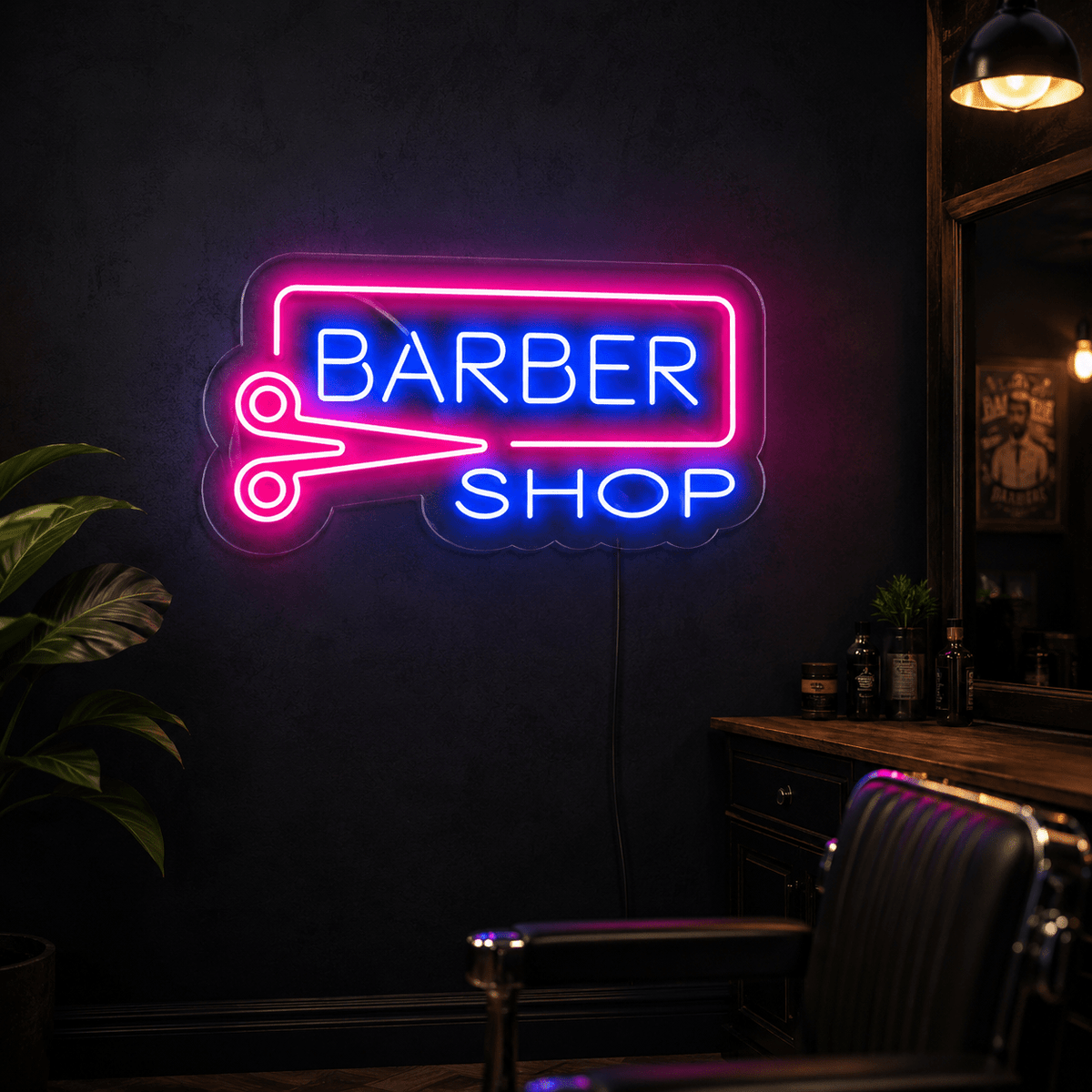 Barber Shop LED Neon Sign Wall Art - Shineneon
