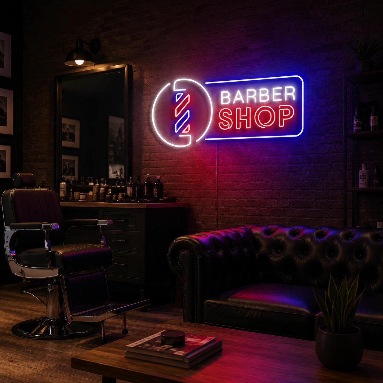Barber Shop LED Neon Sign Wall Neon Sign - 02 High-Converting Product Image