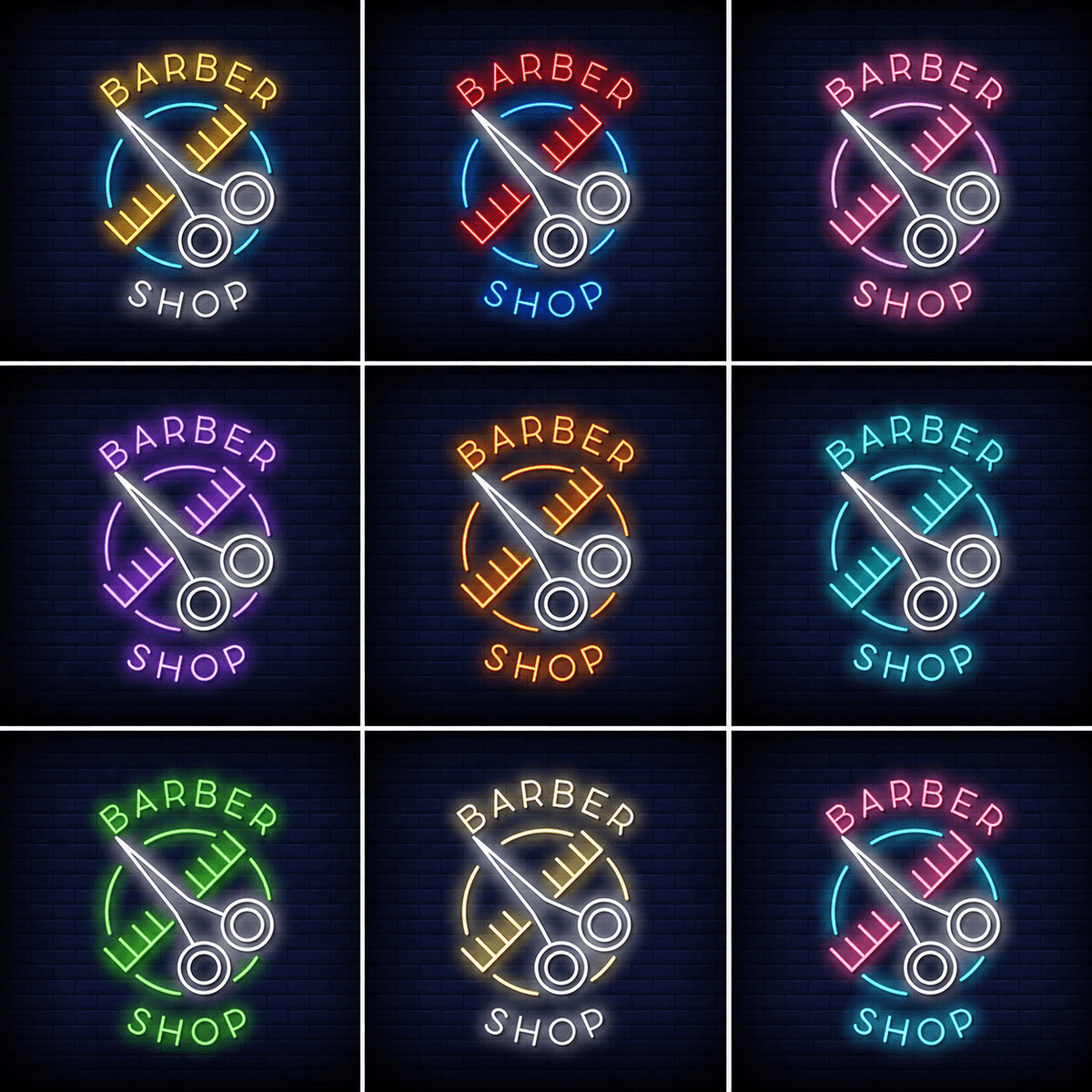 Barber Shop With LED Neon Sign - Shineneon