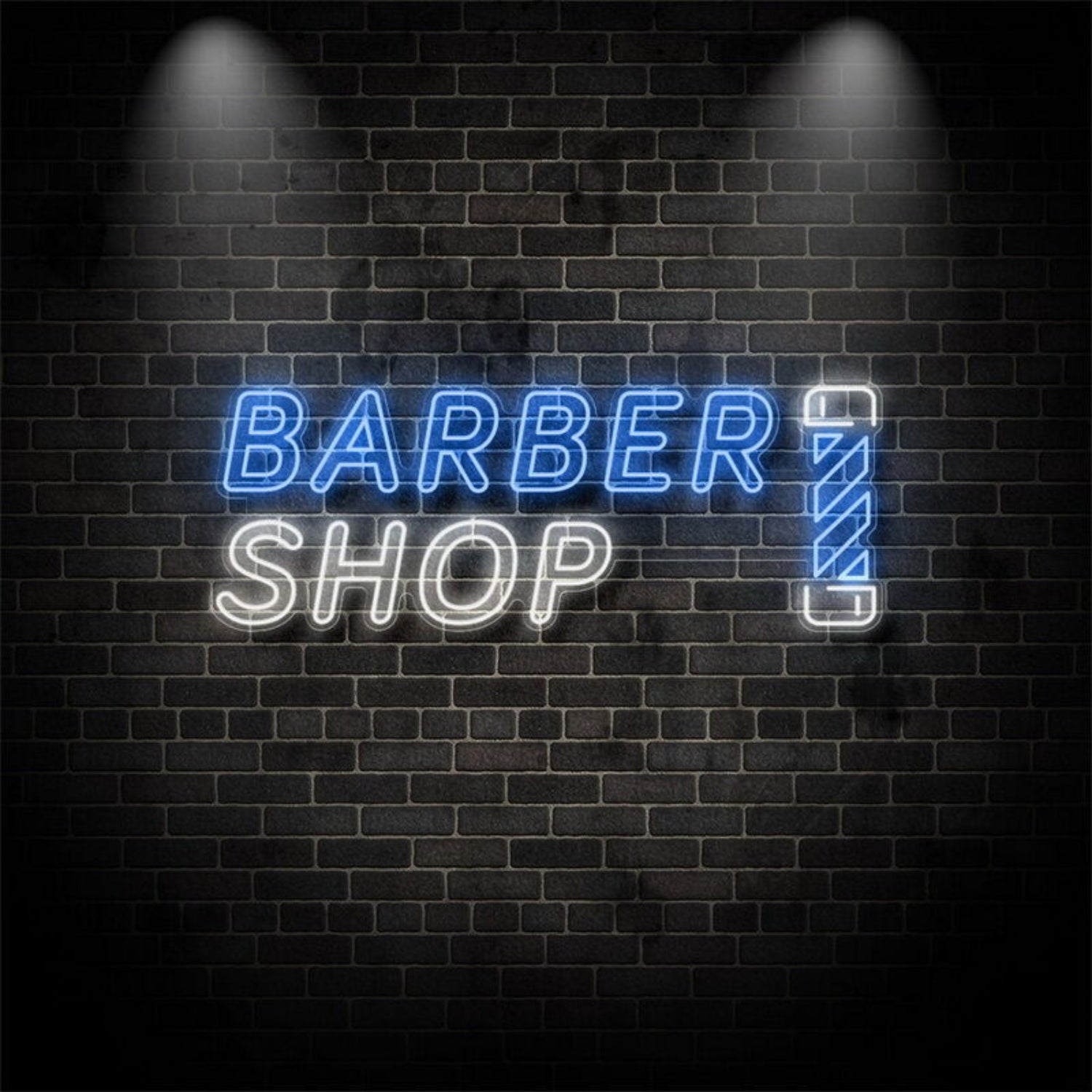 Barber Shop With Twister Neon Sign | Shineneon