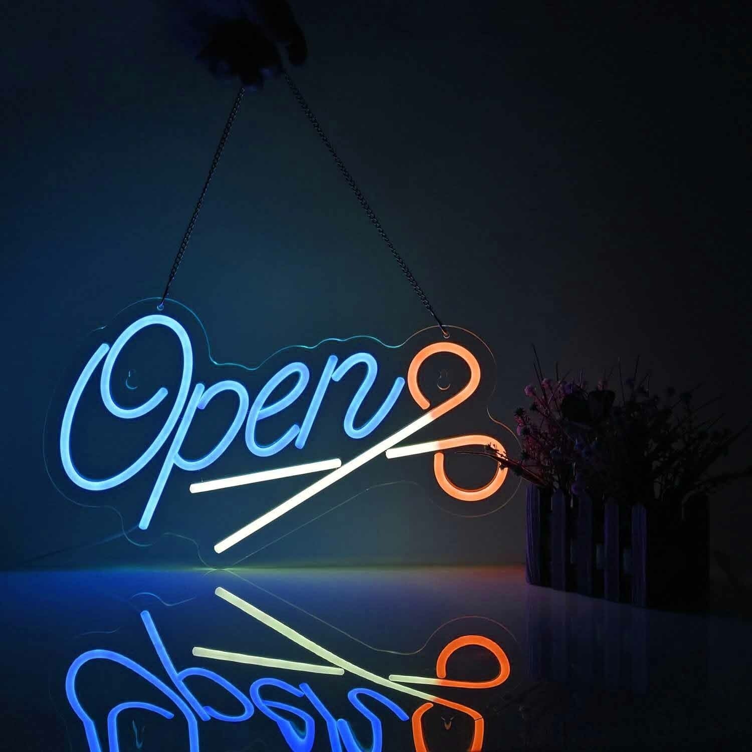 Barbershop Haircut Open Neon Sign | Shineneon