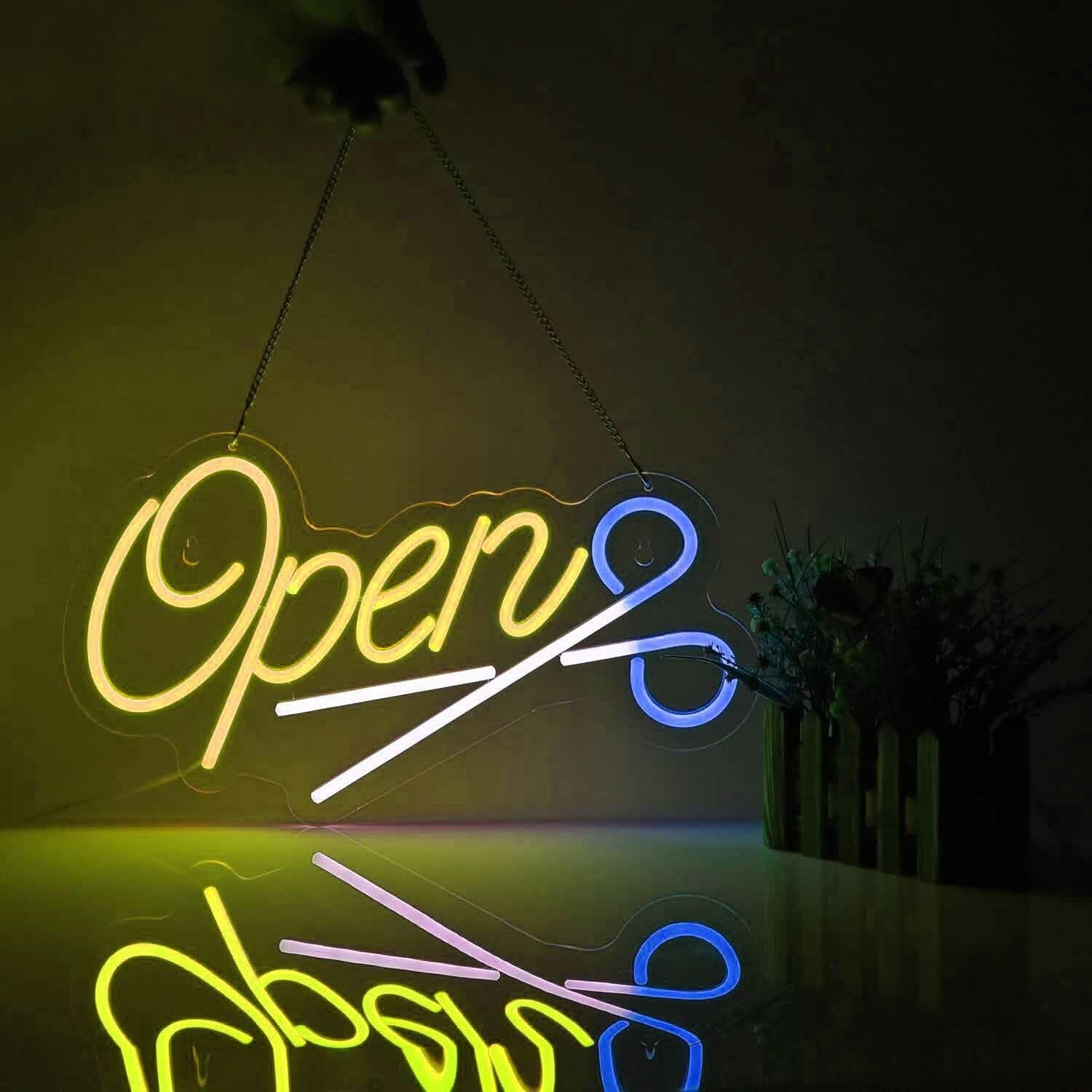 Barbershop Haircut Open Neon Sign | Shineneon