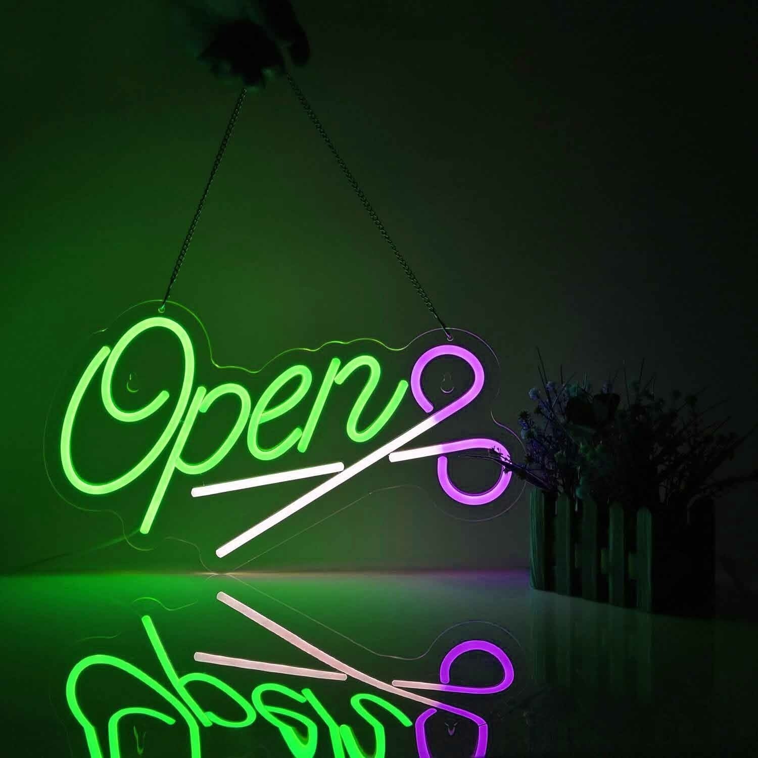 Barbershop Haircut Open Neon Sign | Shineneon