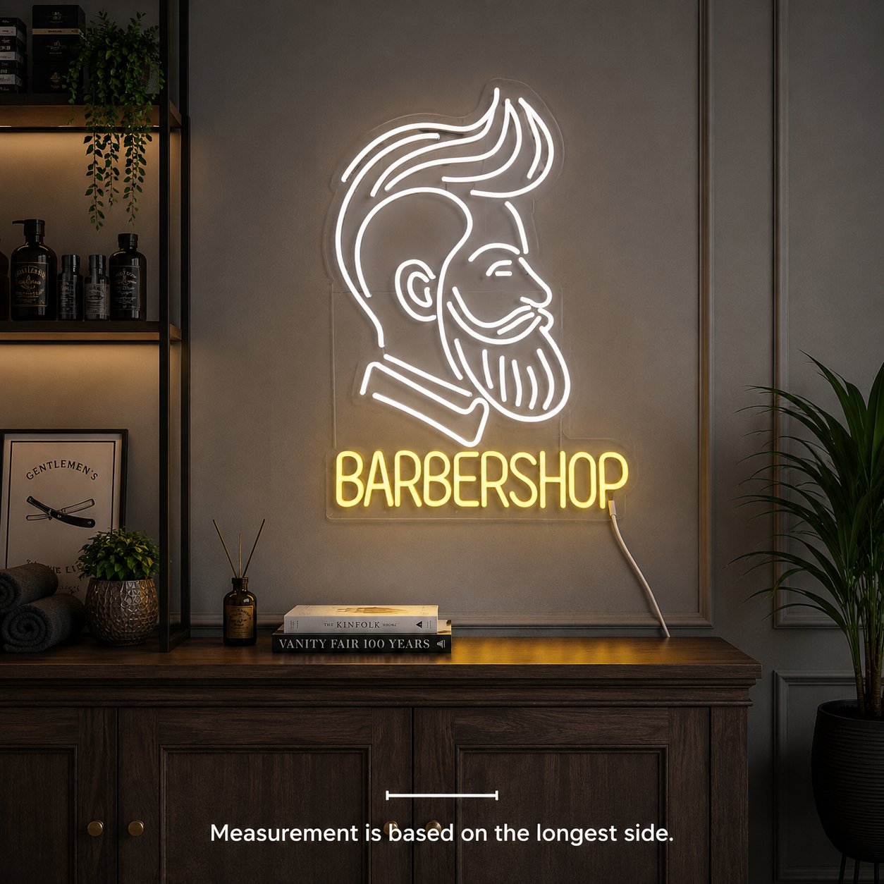 Barbershop LED Neon Sign Home Decor - 04 Size Image