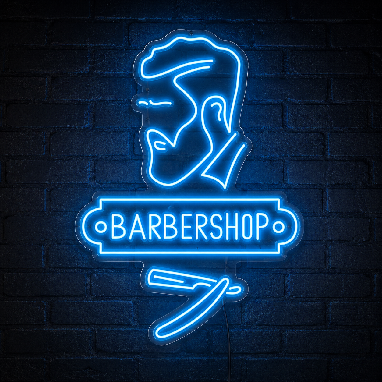 Barbershop LED Neon Sign Home Wall Art - 01 Original Product Image