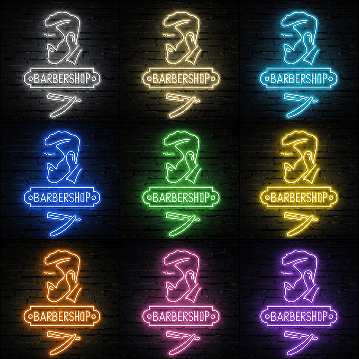 Barbershop LED Neon Sign Home Wall Art - Shineneon