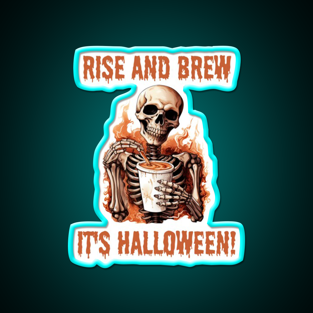 Barista Halloween Cafe Led Neon Sign Espresso Bar Art Rgb Color