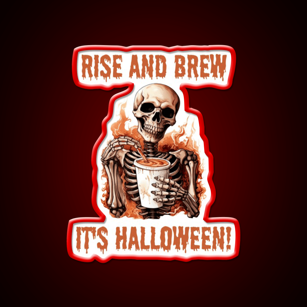 Barista Halloween Cafe Led Neon Sign Espresso Bar Art Rgb Color - Shineneon