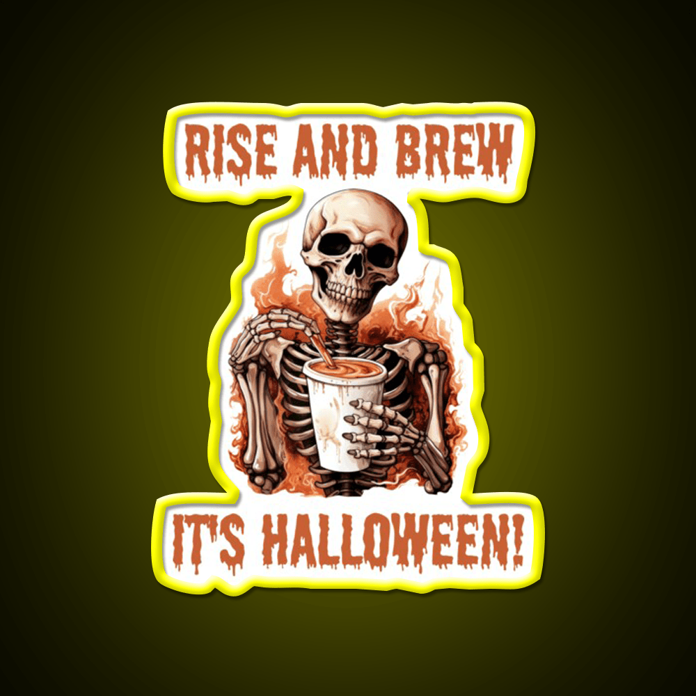 Barista Halloween Cafe Led Neon Sign Espresso Bar Art Rgb Color - Shineneon