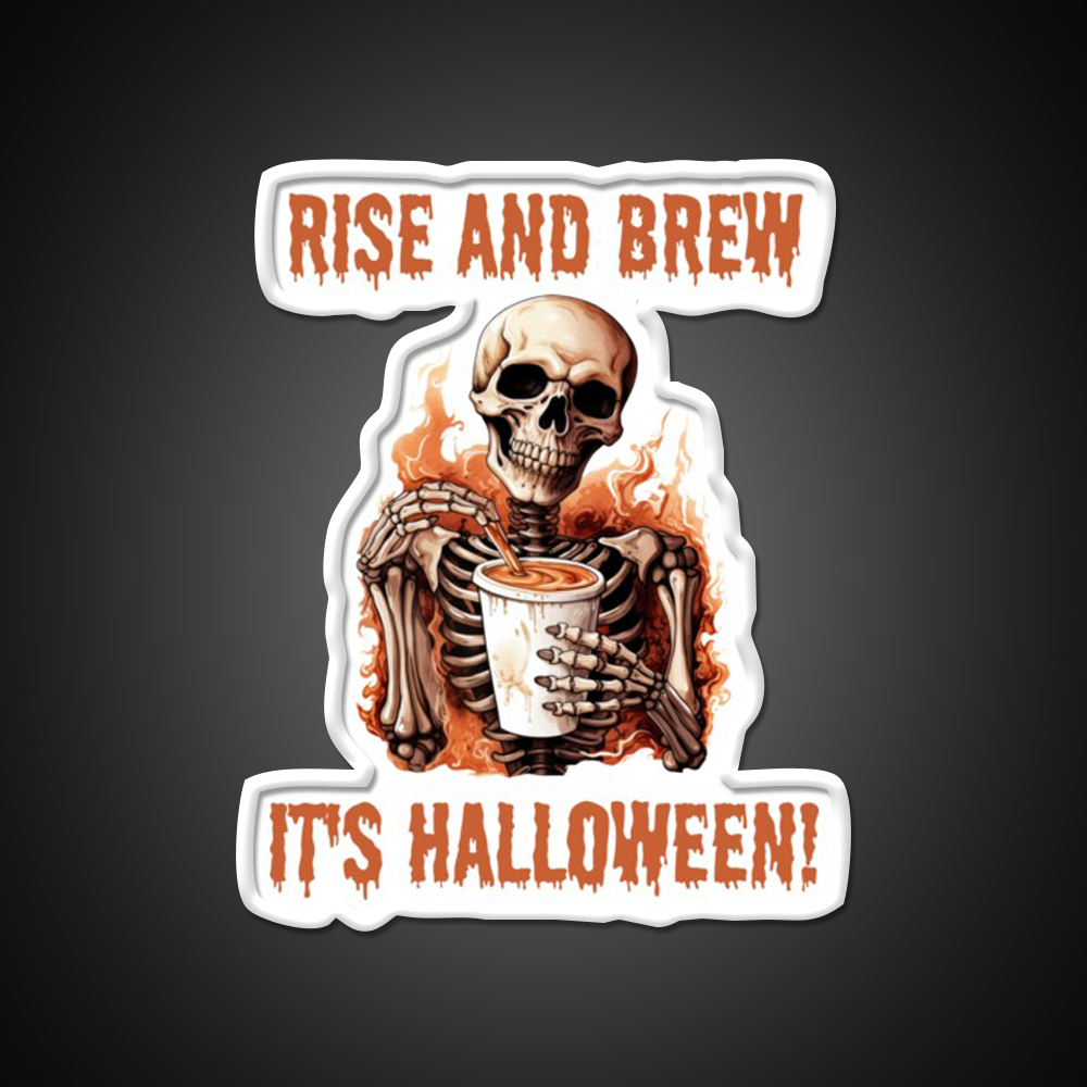 Barista Halloween Cafe Led Neon Sign Espresso Bar Art Rgb Color