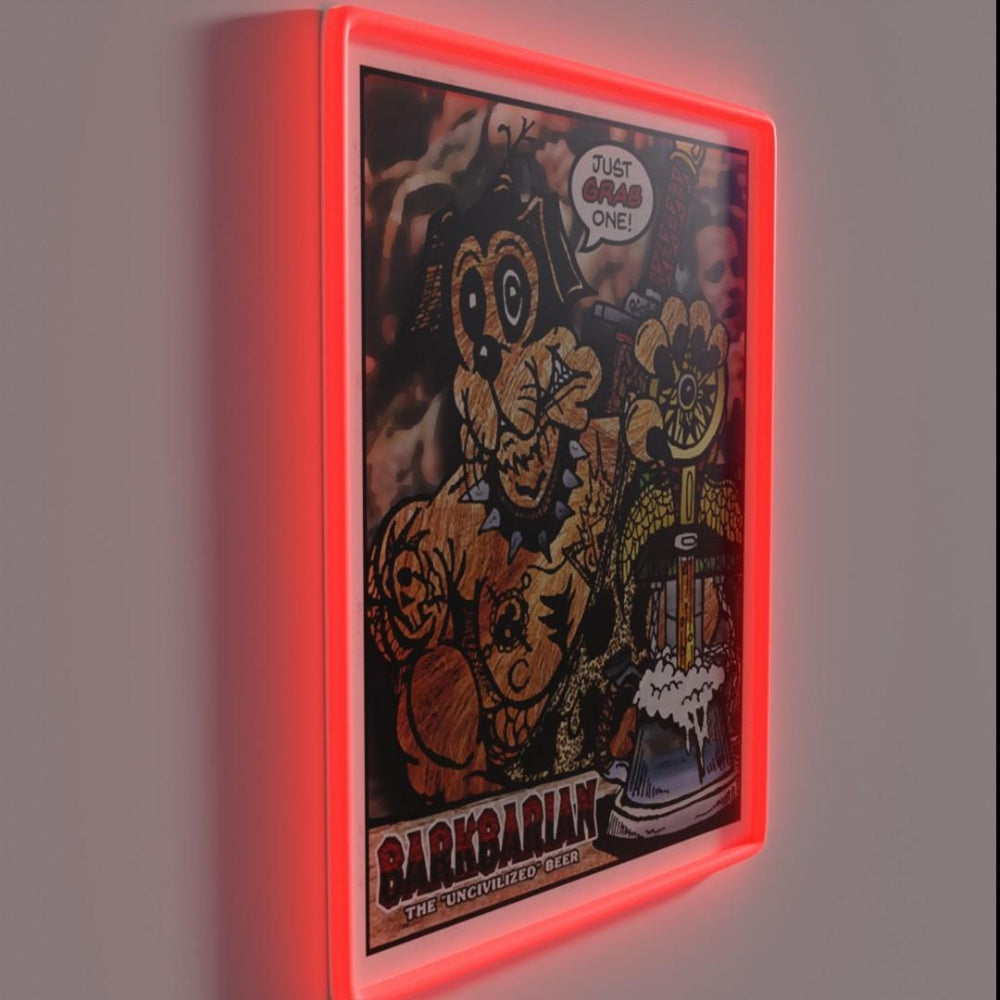 Barkbarian Beer Rgb Led Neon Sign