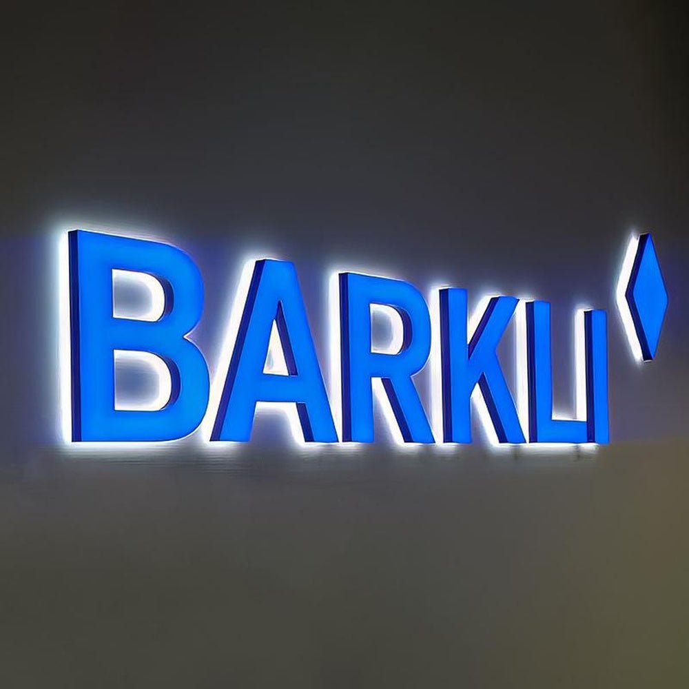 Barkli 3D Front And Back Lit Letters Metal Led Sign - Shineneon