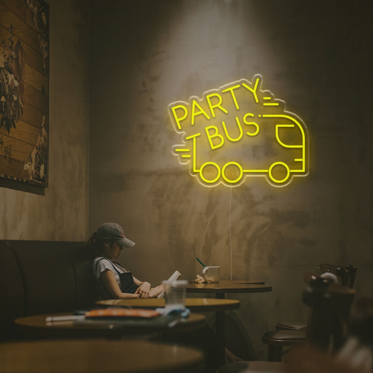 Barparty Events Vibrant Party Bus Led Neon Sign - Shineneon