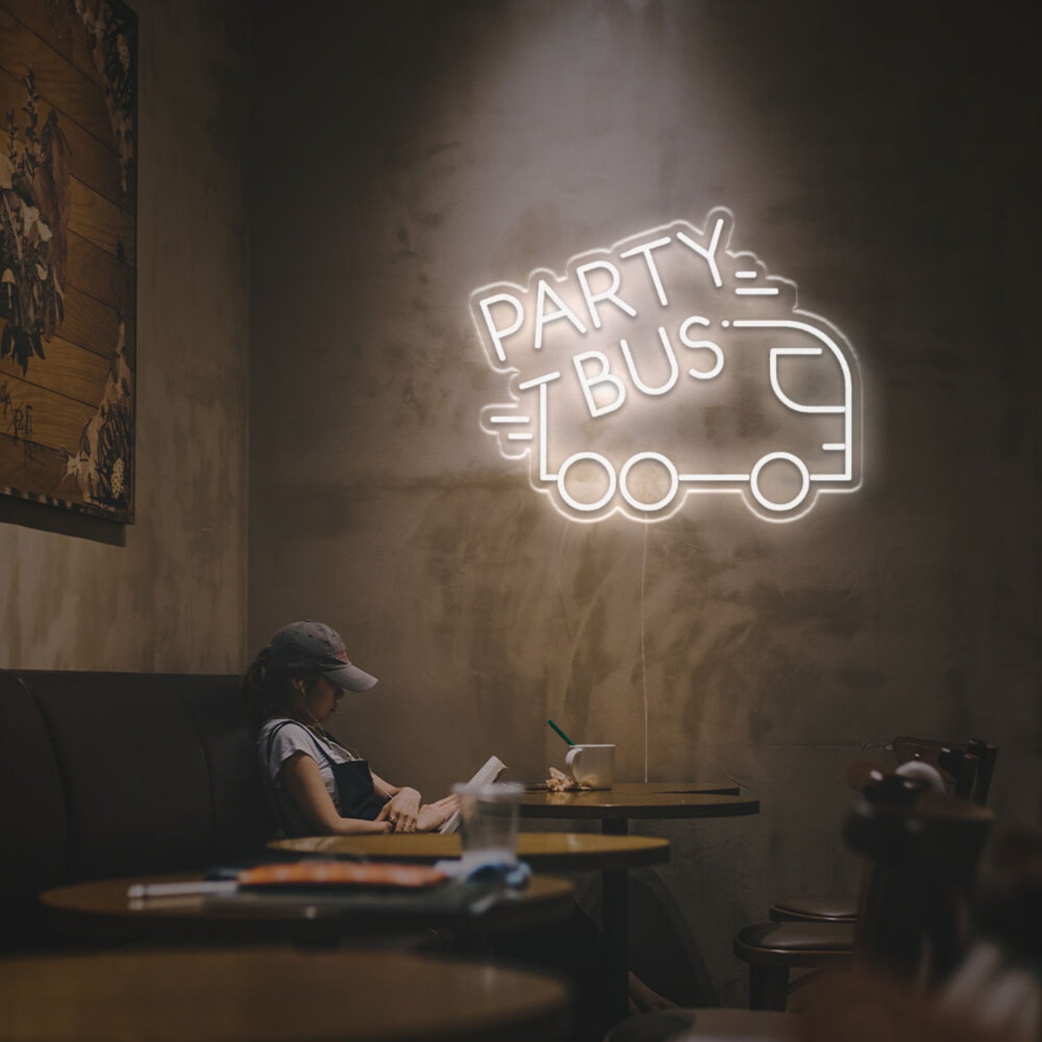 Barparty Events Vibrant Party Bus Led Neon Sign - Shineneon