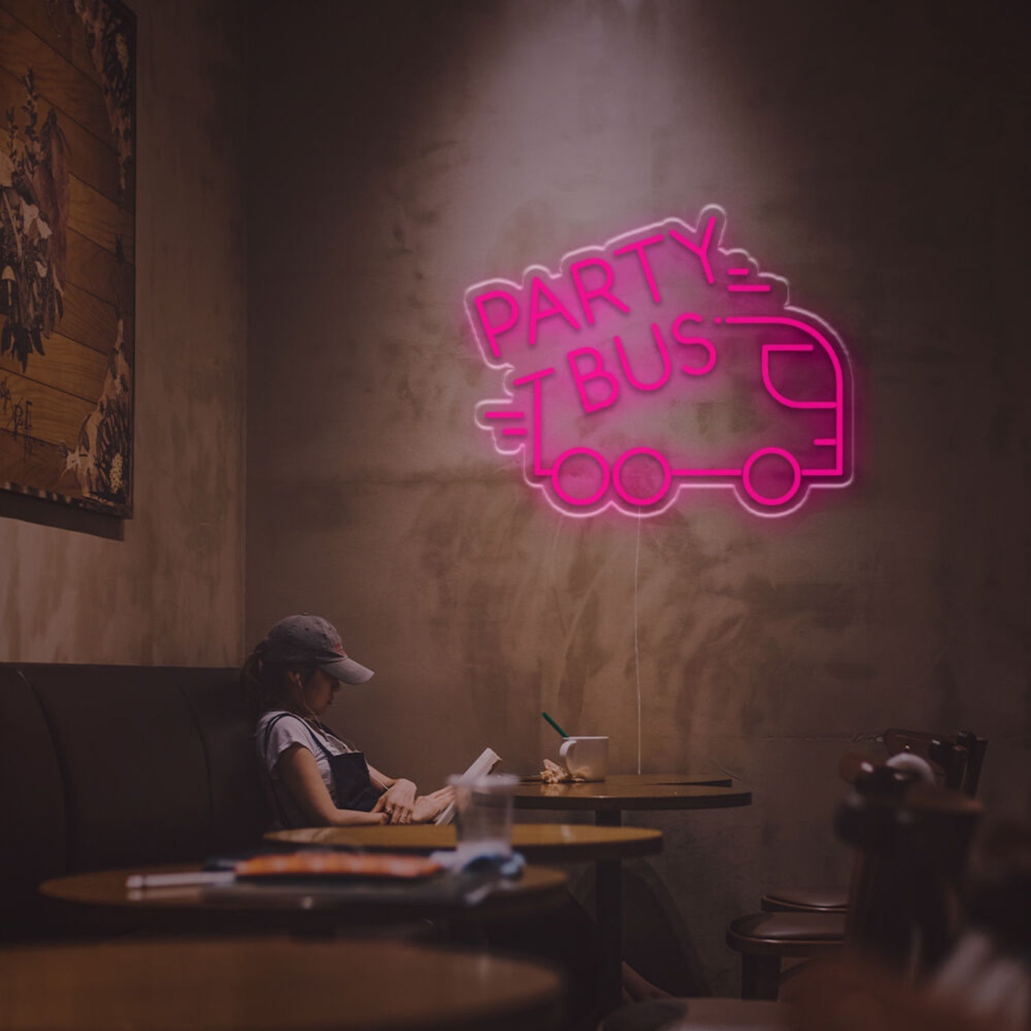 Barparty Events Vibrant Party Bus Led Neon Sign - Shineneon