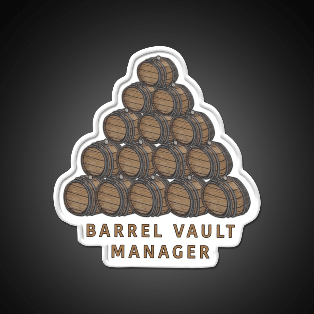 Barrel Vault Manager Whiskey Drink Bar Led Neon Sign Rgb Color - Shineneon