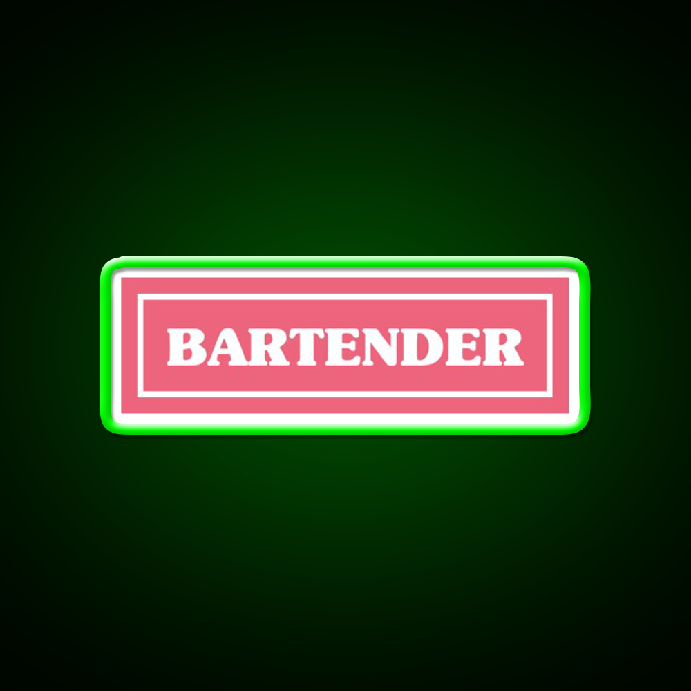 Bartender Cocktail Bar Decor Led Neon Sign Rgb Color - LED neon sign view 8