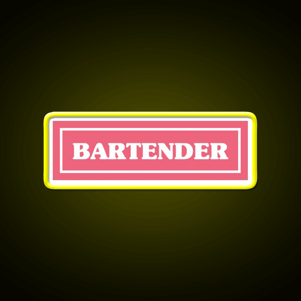 Bartender Cocktail Bar Decor Led Neon Sign Rgb Color - Shineneon