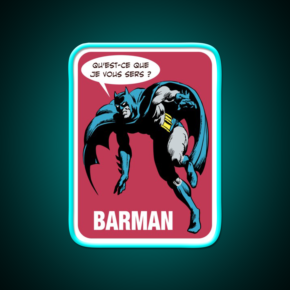 Bartender Man Cave Bar Led Neon Sign Rgb Color