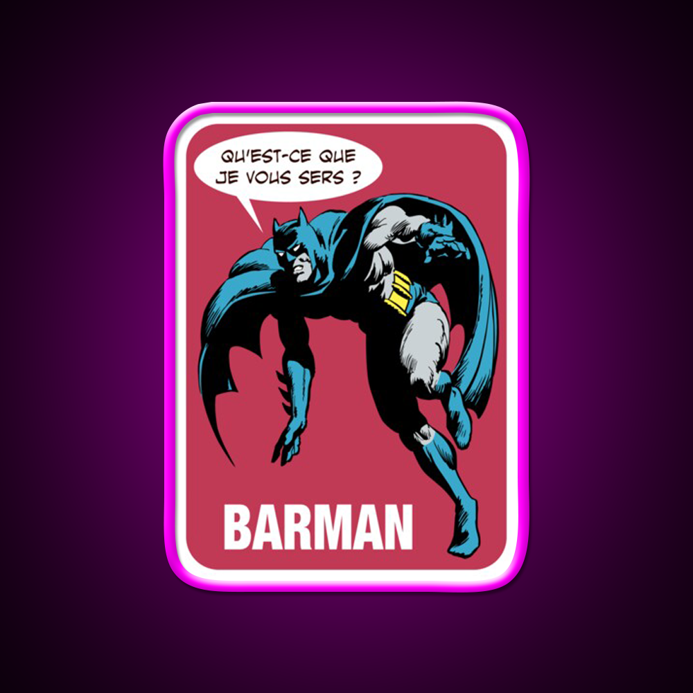 Bartender Man Cave Bar Led Neon Sign Rgb Color