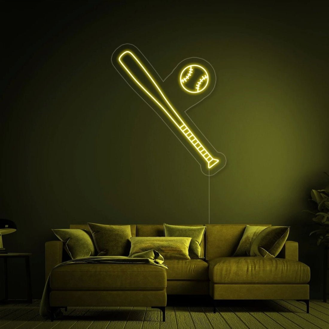 Baseball Bat Ball Led Sign Business Neon Sign - Shineneon