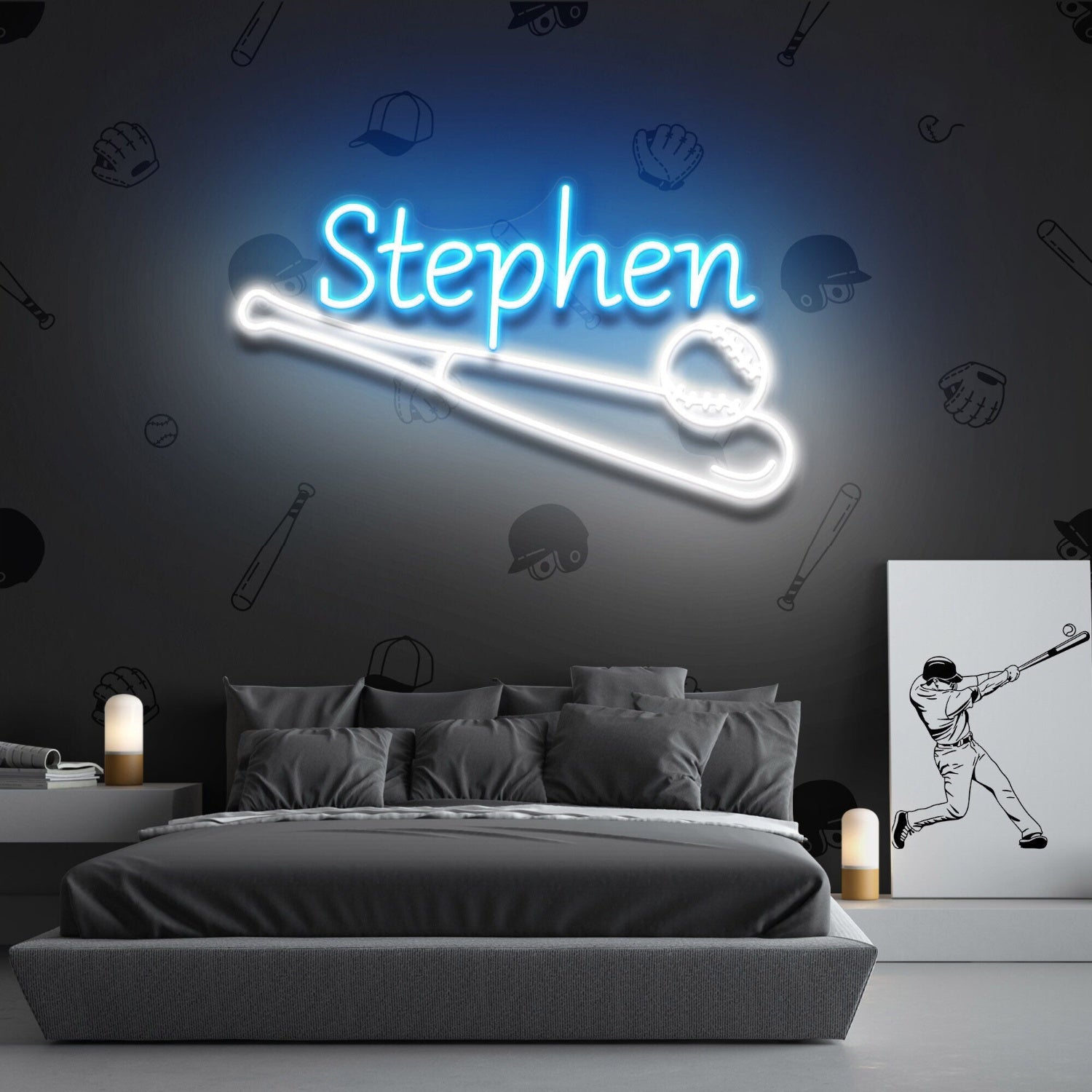 Baseball Led Neon Sign Fboys Room Decor - Shineneon