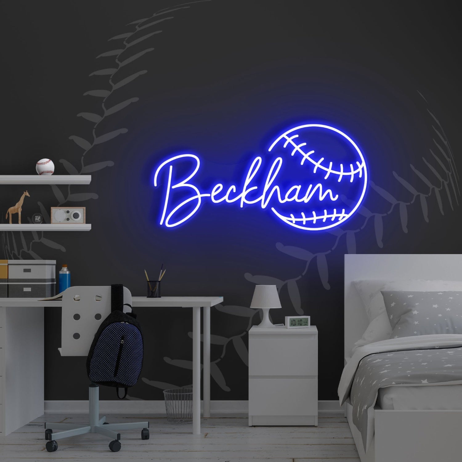 Baseball Led Neon Sign With Your Kids Name | Shineneon