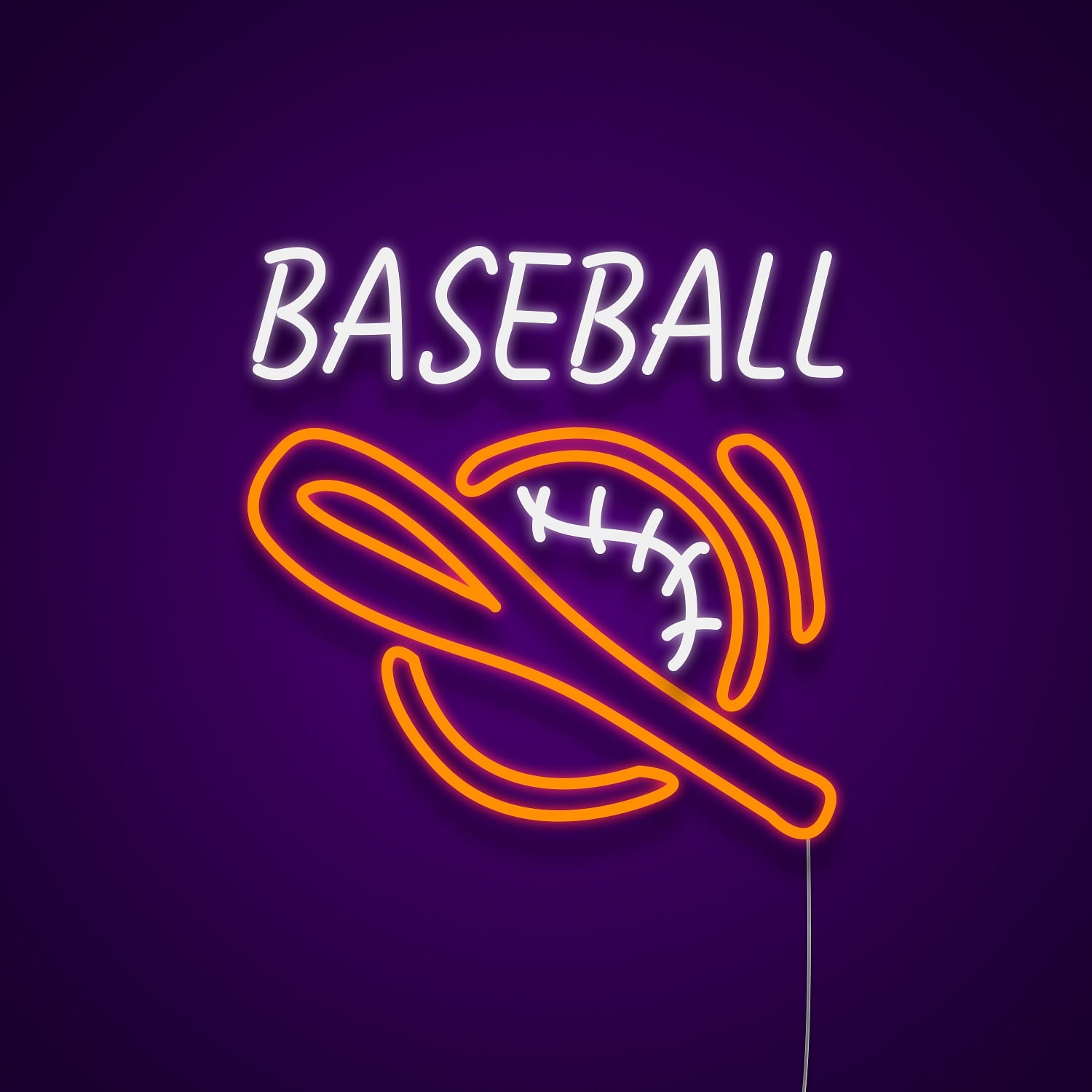 Baseball Led Neon Signs Wall Art Led Neon Signs Wall Art For Bedroom | Shineneon