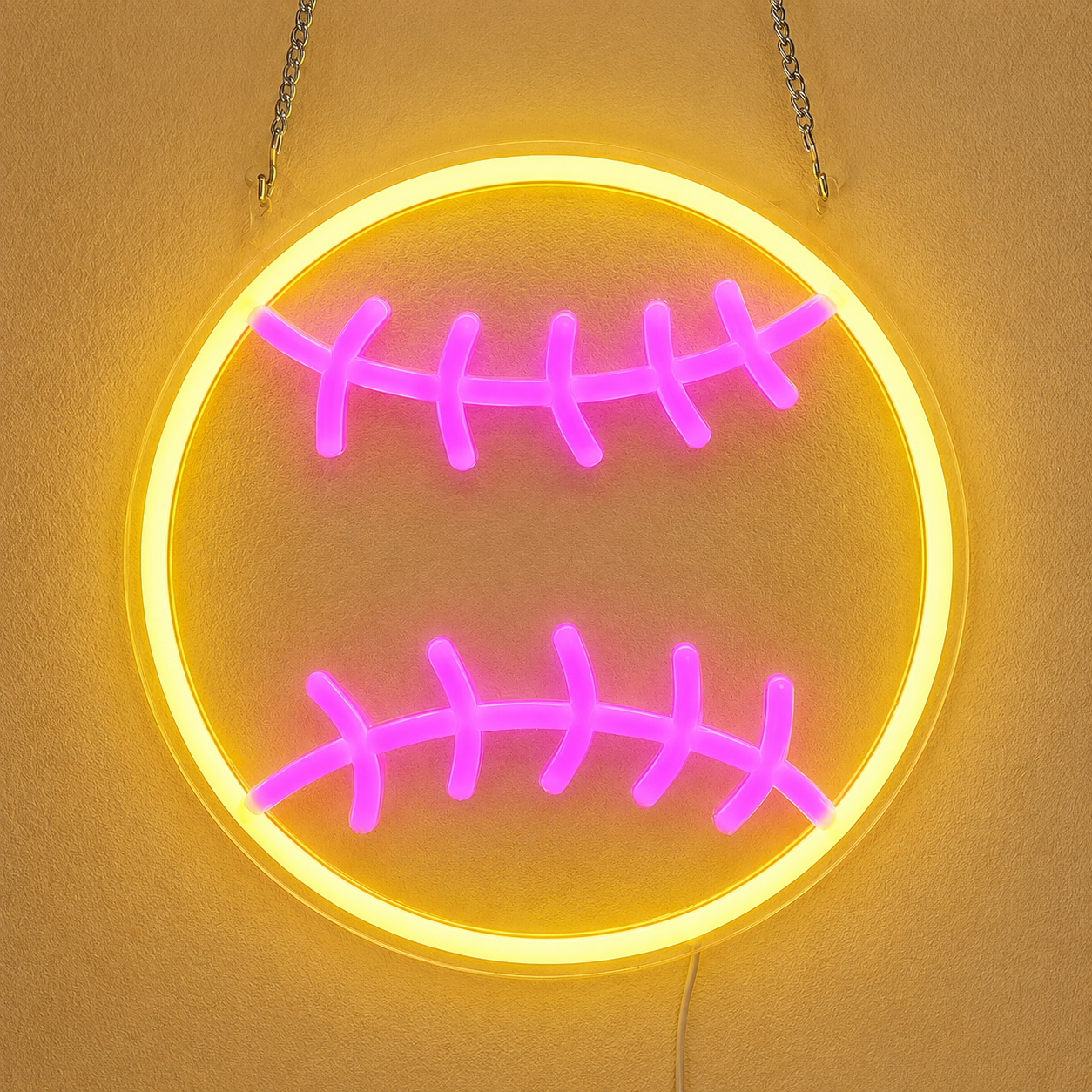 Baseball Practice Room LED Neon Sign main product image