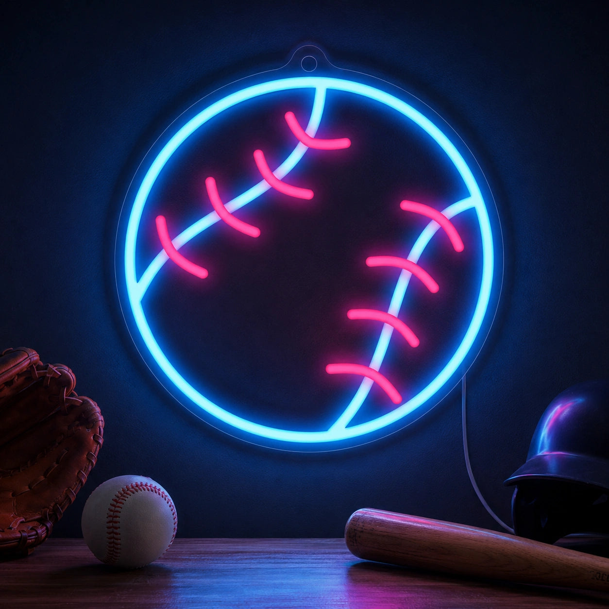 Baseball Wall Neon Sign LED Neon Sign high-converting product image